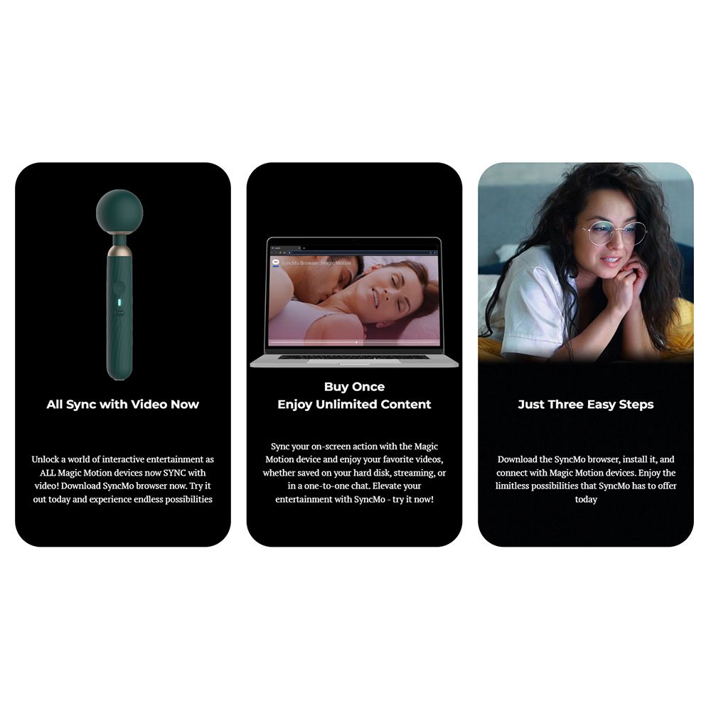 Magic Motion - Zenith Smart Wand Vibrator - Grün