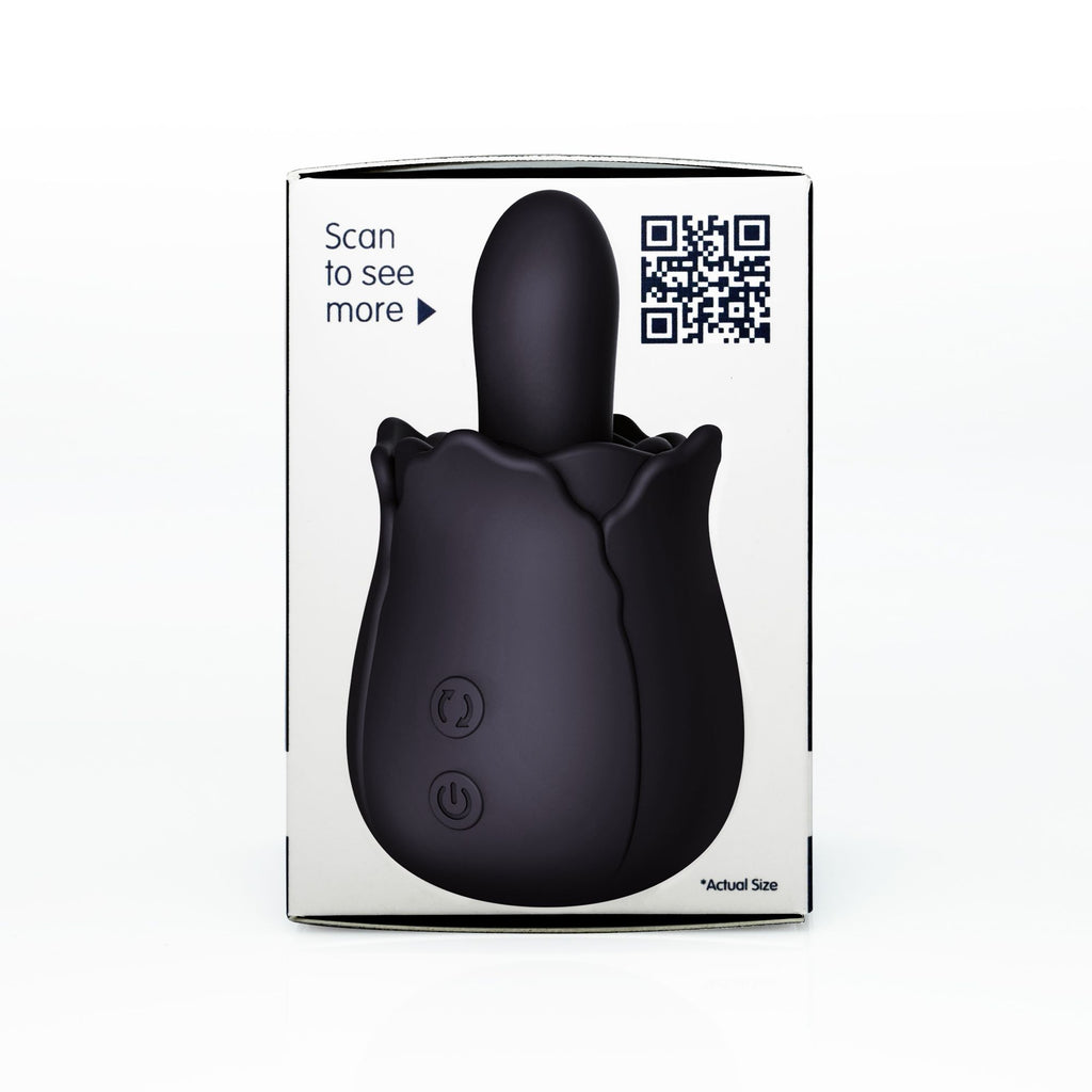 Skins - Bums N Roses Anal-Vibrator mit rotierender Zunge - Rose Buddies