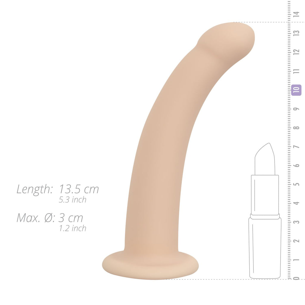Easytoys Fetish - Strap-On-Dildo mit Gurtzeug - Gebogen