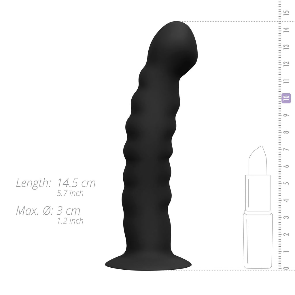 Easytoys Fetish - Silikon Umschnalldildo - gebogen