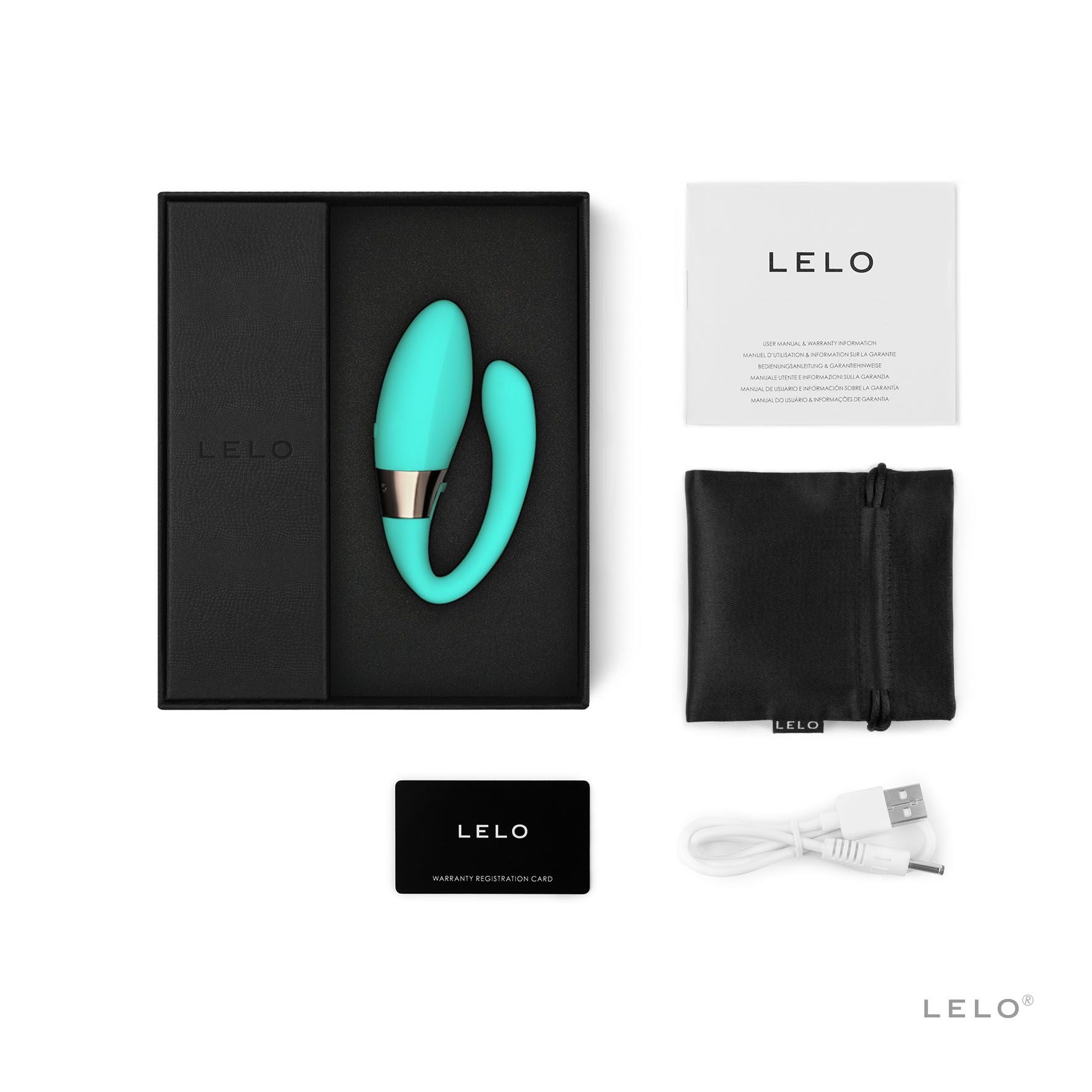 LELO - Vibrator für Paare - Dualer Motor mit App-Steuerung - Schwarz
