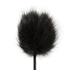 Easytoys Fetish - Flauschiger Kitzler und Peitsche in einem - Schwarz