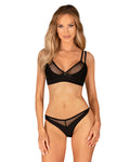 Obsessive - Nesari Zweiteiliges Set - Schwarz
