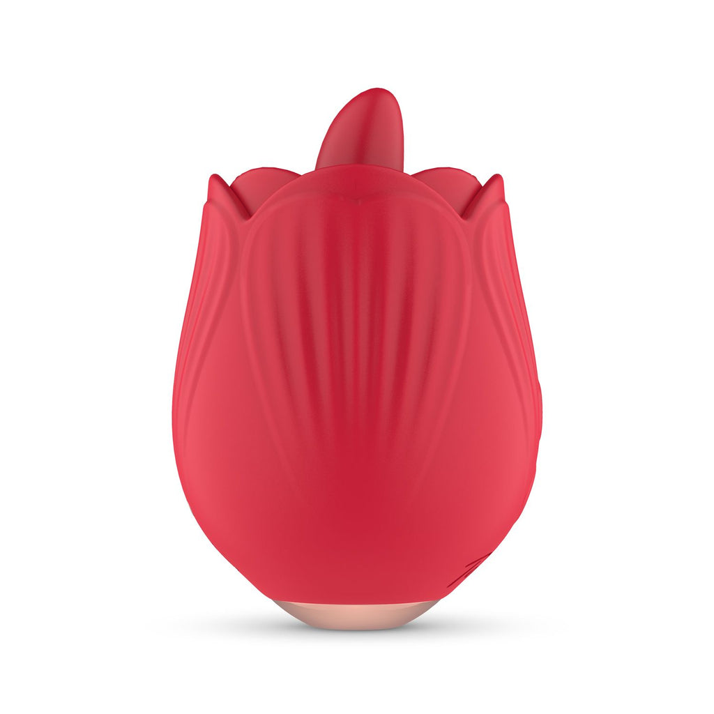 Teazers - Rosen Vibrator mit Leckezunge und Vibration - Klitoris Stimulation