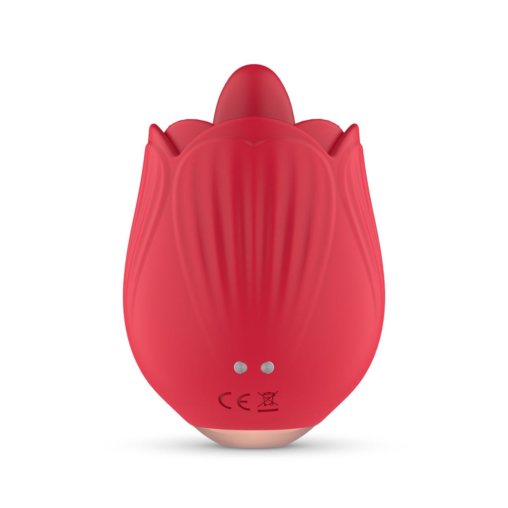 Teazers - Rosen Vibrator mit Leckezunge und Vibration - Klitoris Stimulation