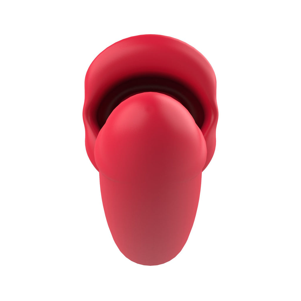Teazers - Dildo mit Klitoris-Stimulator - 10 Vibrationsmuster und Lecksimulation