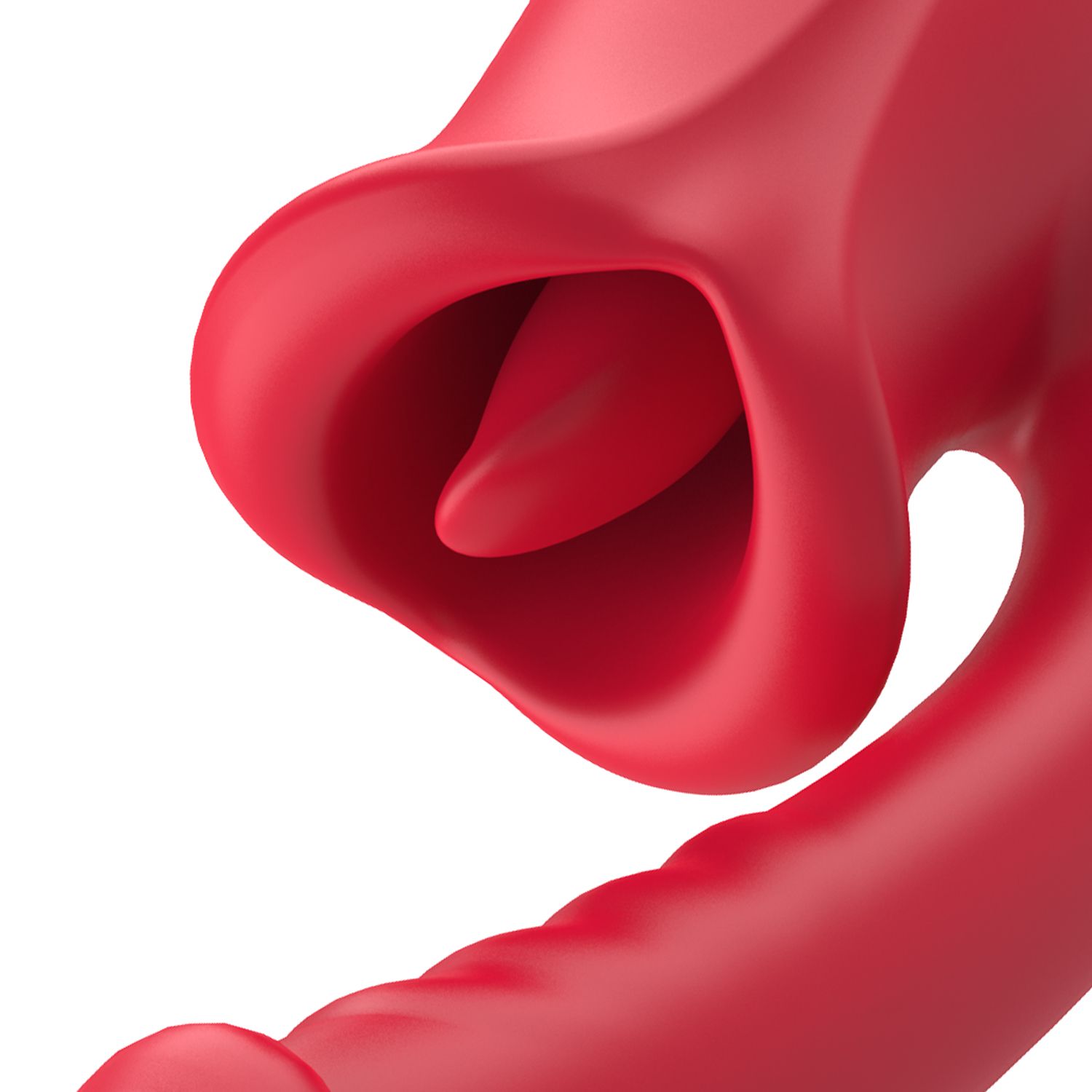 Teazers - Dildo mit Klitoris-Stimulator - 10 Vibrationsmuster und Lecksimulation
