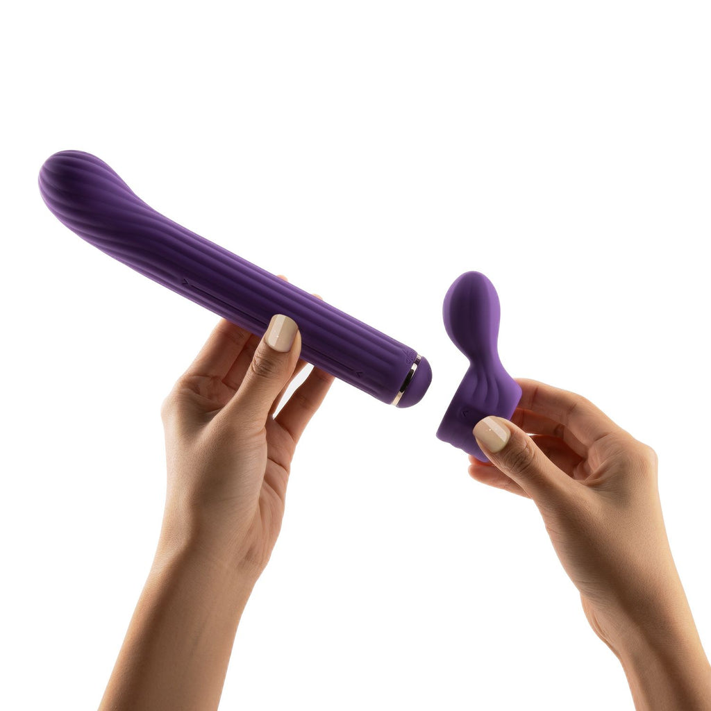 OTOUCH Magic Stick S1 - Modularer Vibrator mit Klitoris-Stimulator - Lila