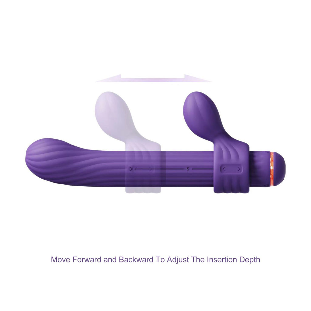 OTOUCH Magic Stick S1 - Modularer Vibrator mit Klitoris-Stimulator - Lila