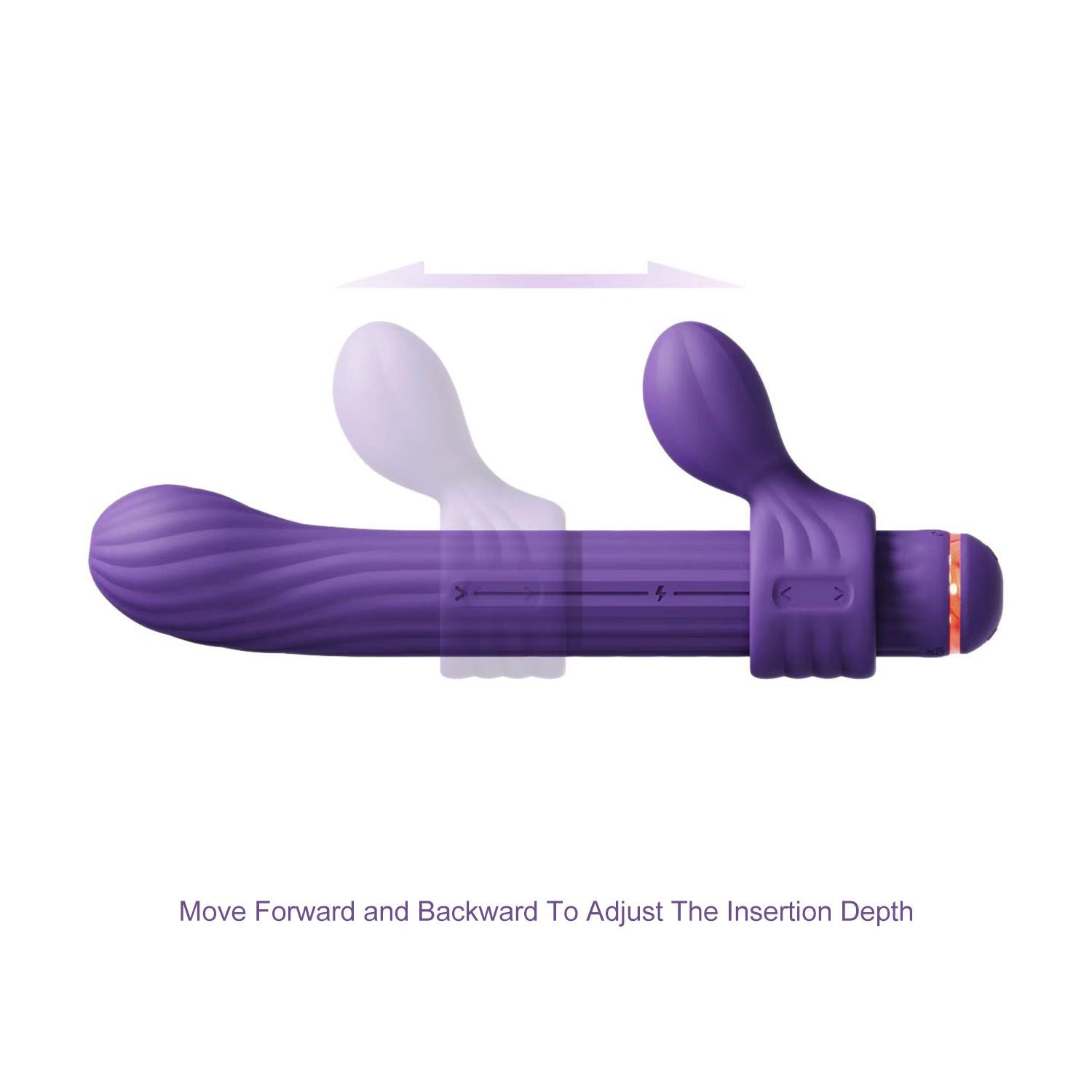 OTOUCH Magic Stick S1 - Modularer Vibrator mit Klitoris-Stimulator - Lila