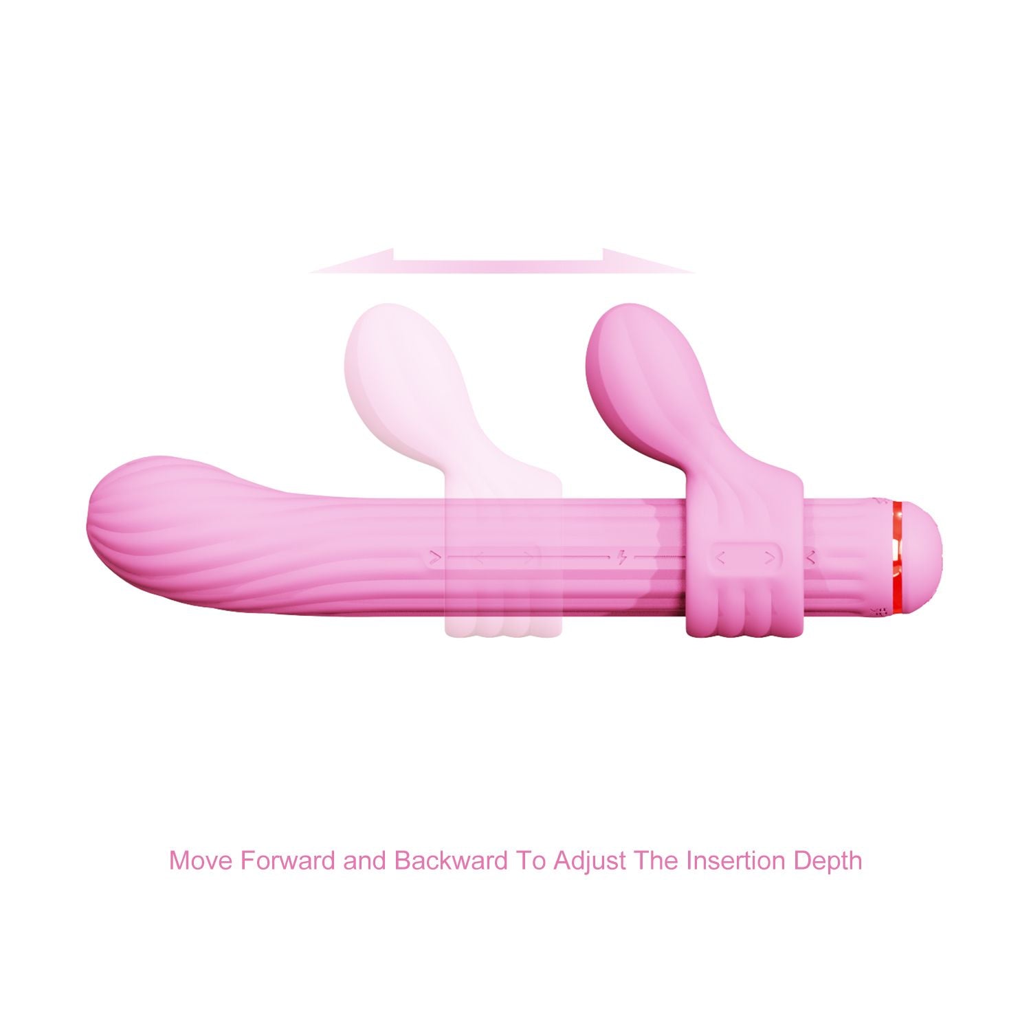 OTOUCH Magic Stick S1 - Modularer Vibrator mit Klitoris-Stimulator - Lila