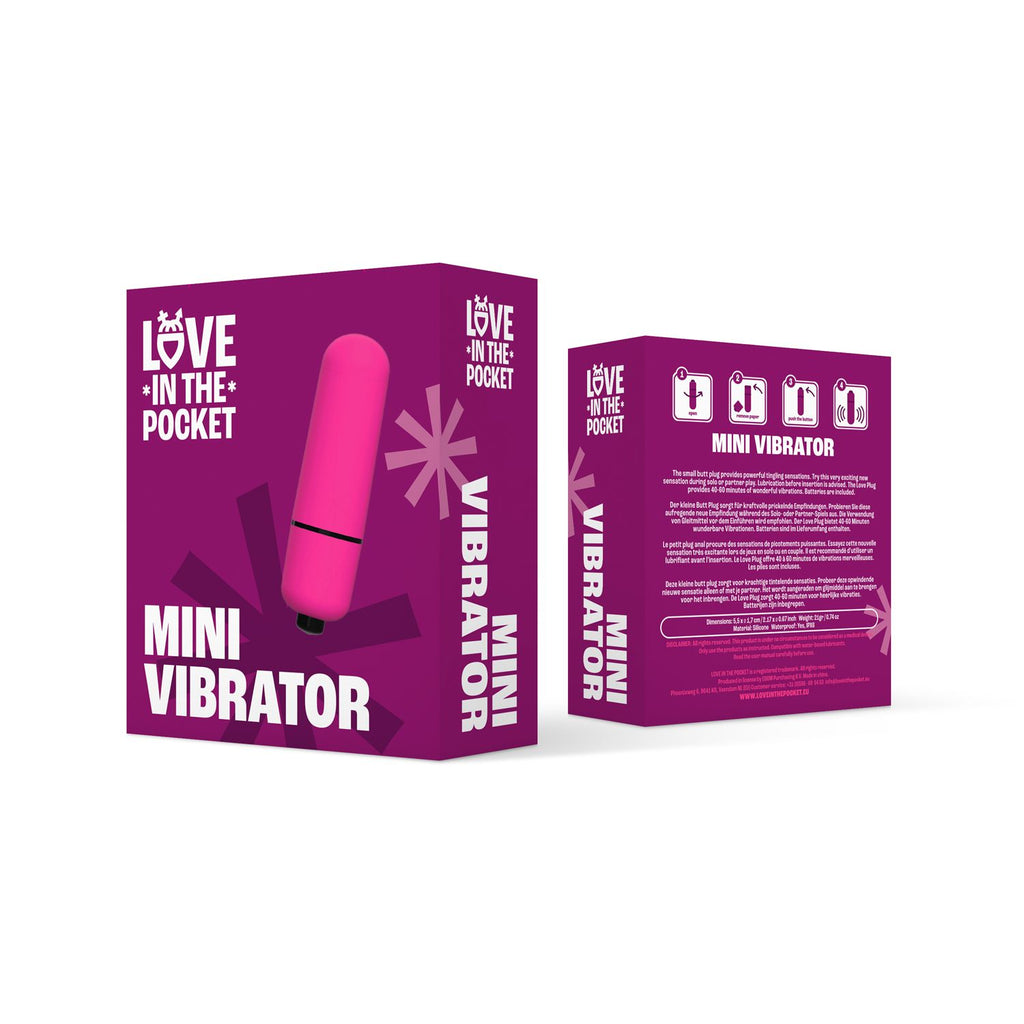 Love in the Pocket - Vibro Love Bullet Vibrator - Kompakt für Klitoris-Stimulation