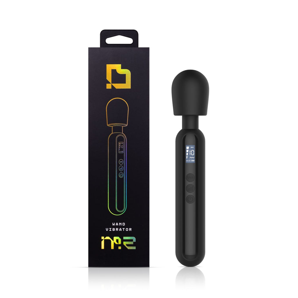 BLAQ - Digitaler Wand Vibrator XL - Schwarz