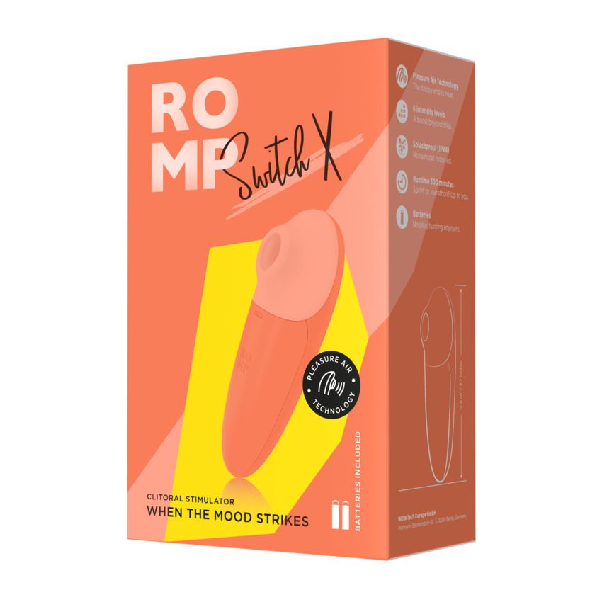 ROMP - Switch X Luftdruckvibrator - Pleasure Air Klitoris Stimulator