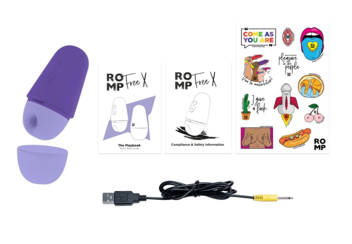 ROMP - Free X Druckwellenvibrator - Pleasure Air Technology mit 10 Intensitätsstufen