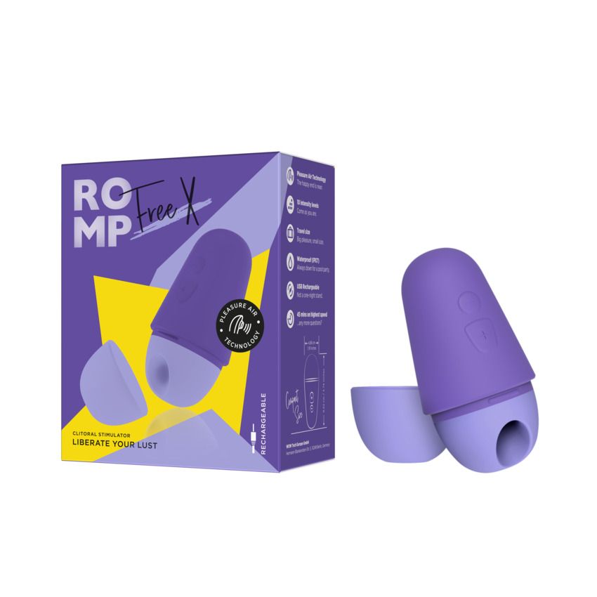 ROMP - Free X Druckwellenvibrator - Pleasure Air Technology mit 10 Intensitätsstufen