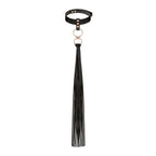 Rosy Gold - Halsband mit Flogger - Schwarz