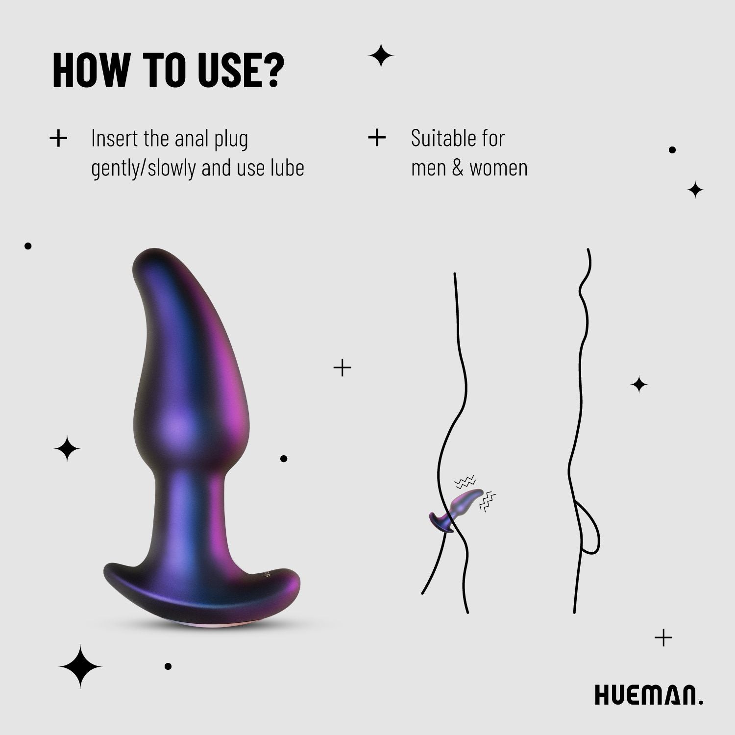 Hueman - Asteroid Rimming Analplug