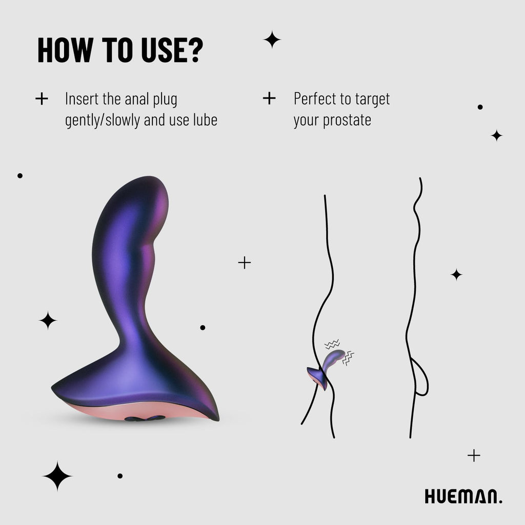 Hueman - Intergalactic Anal Vibrator - Prostatastimulation mit Fernbedienung