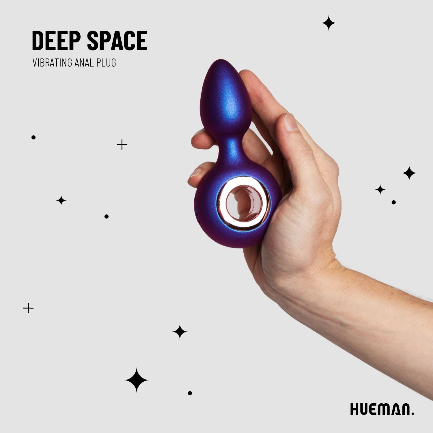 Hueman - Deep Space vibrierender Analplug