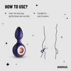 Hueman - Deep Space vibrierender Analplug