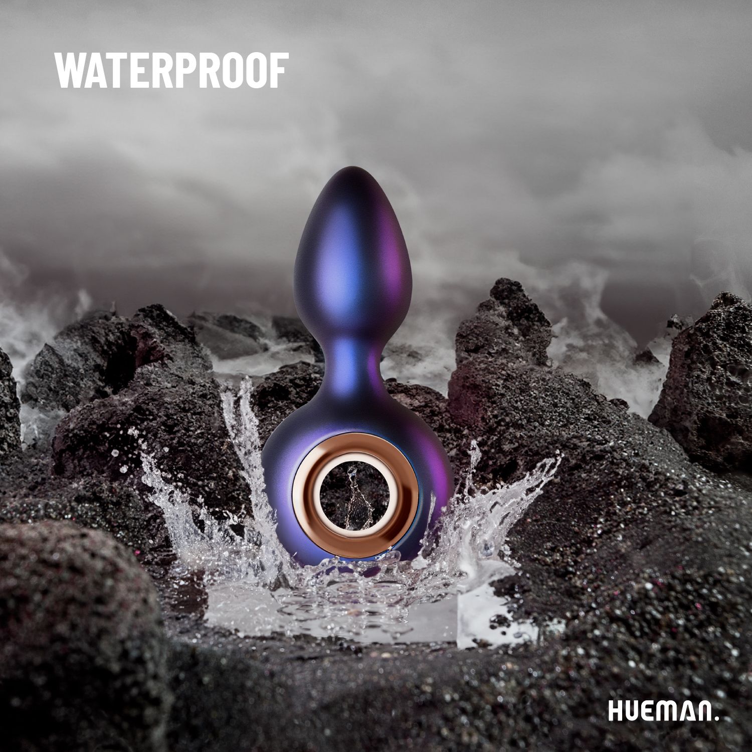 Hueman - Deep Space vibrierender Analplug