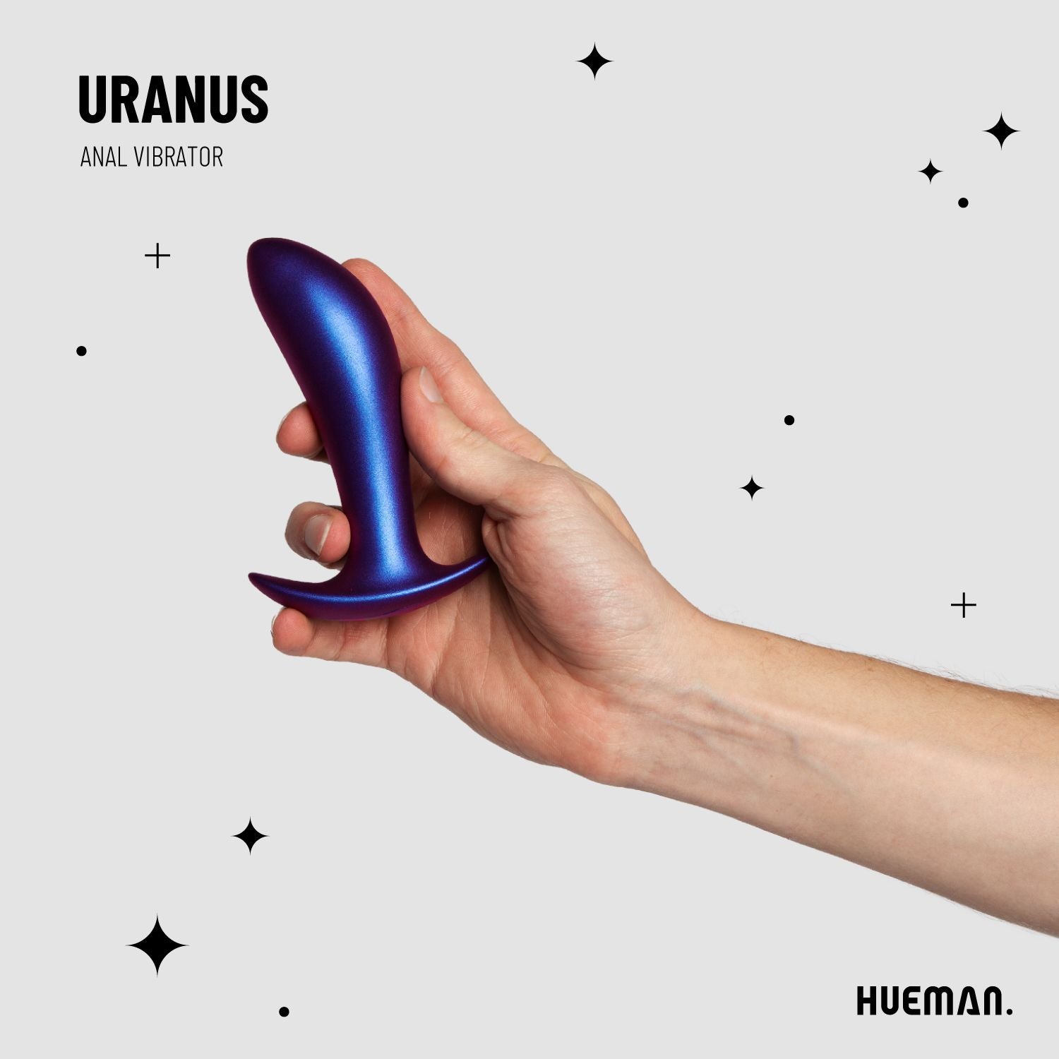 Hueman - Uranus Anal-Vibrator mit Prostatastimulation - 10 Vibrationsstufen