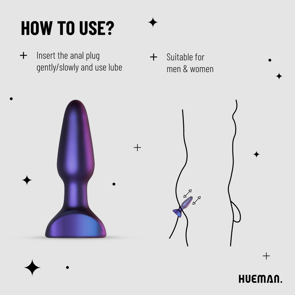 Hueman - Space Force Vibrator- und Stoß-Butt Plug