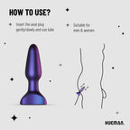 Hueman - Space Force Vibrator- und Stoß-Butt Plug