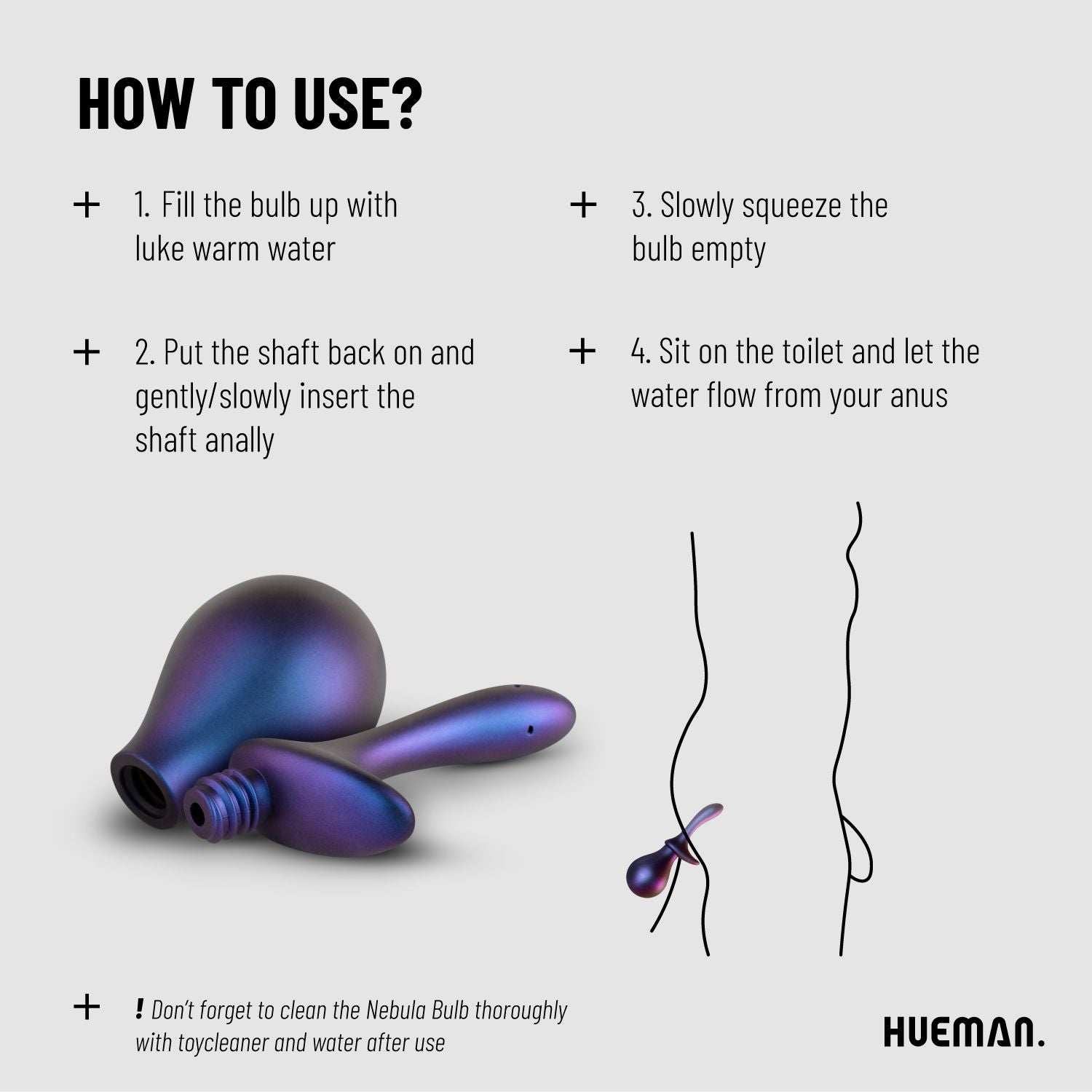 Hueman - Nebula Bulb Analdusche