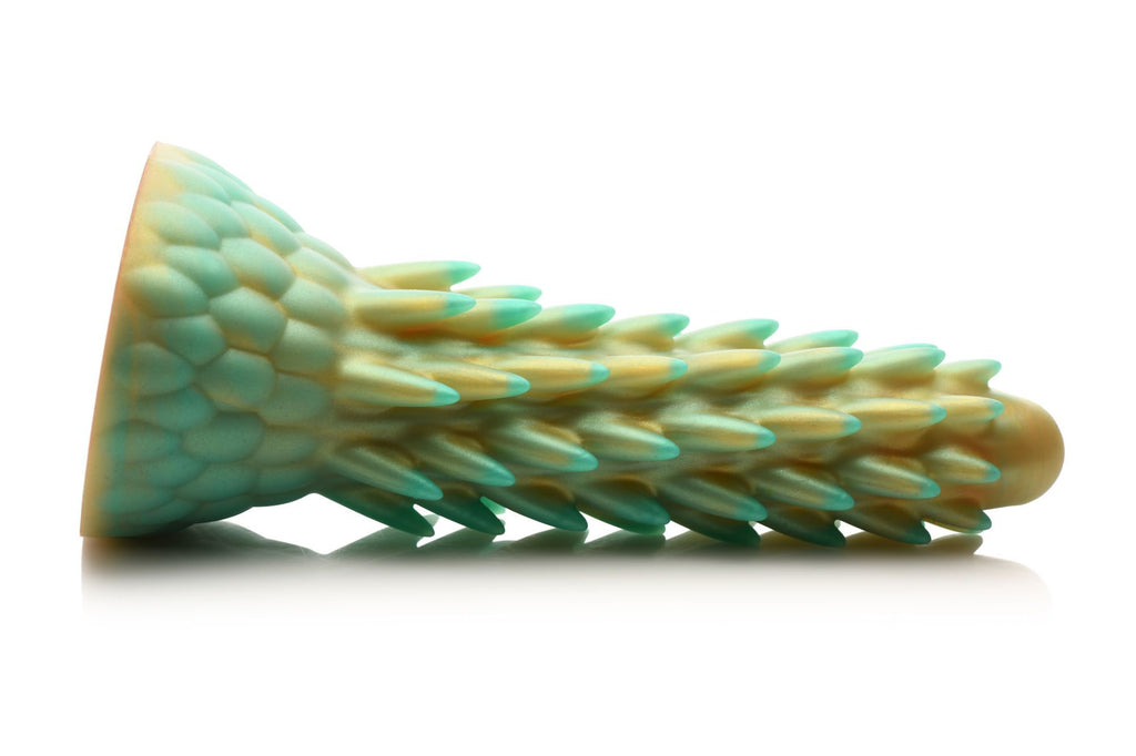 Stegosaurus Stacheliges Reptil Dildo - Grün
