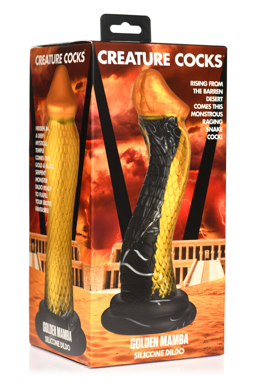 Goldener Mamba-Dildo
