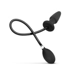 Aufblasbarer Analkplug - Schwarz