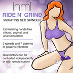 Inmi - Ride N' Grind Vibrator mit Fernbedienung - Doppelmotor