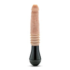 Dr. Skin Silicone - Dr. Knight Stoßender Vibrationsdildo - Beige