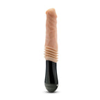 Dr. Skin Silicone - Dr. Knight Stoßender Vibrationsdildo - Beige