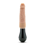 Dr. Skin Silicone - Dr. Knight Stoßender Vibrationsdildo - Beige