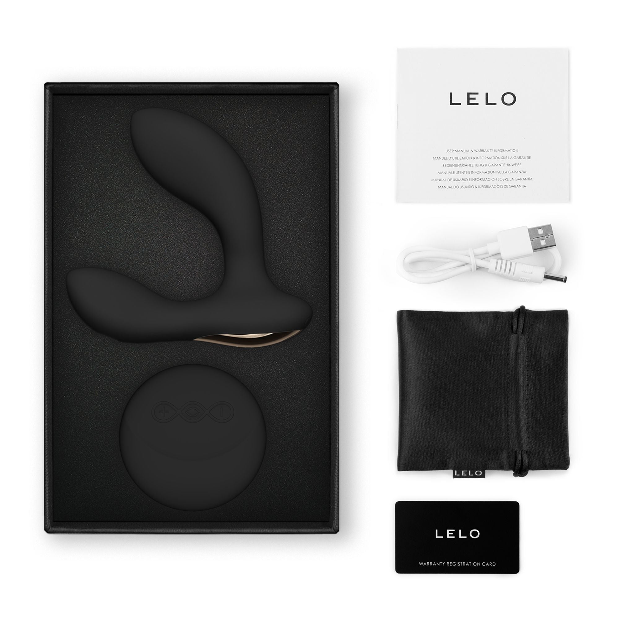 LELO - Hugo 2 Prostatavibrator mit Fernbedienung - Schwarz