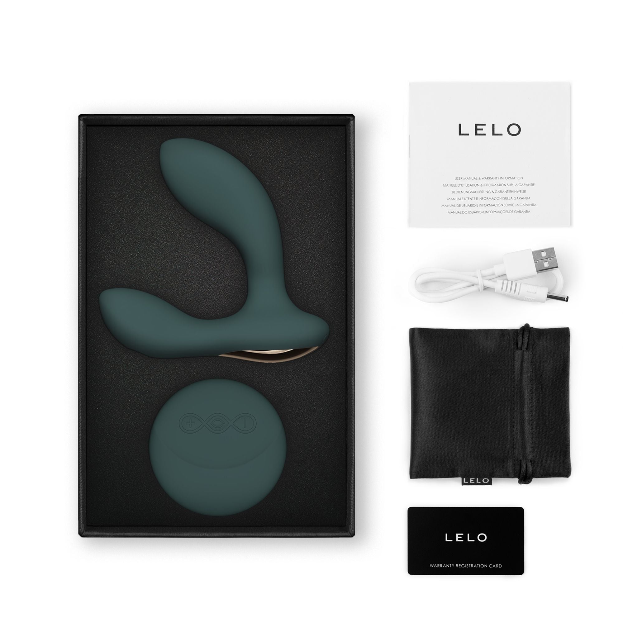 LELO - Hugo 2 Prostatavibrator mit Fernbedienung - Schwarz