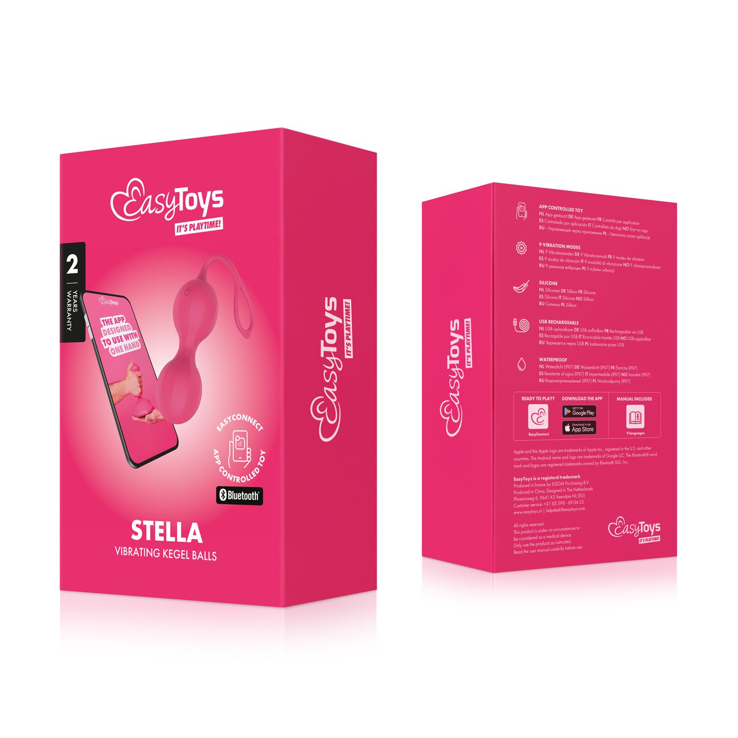EasyConnect - Vibrierende Kegelbälle Stella, app-gesteuert