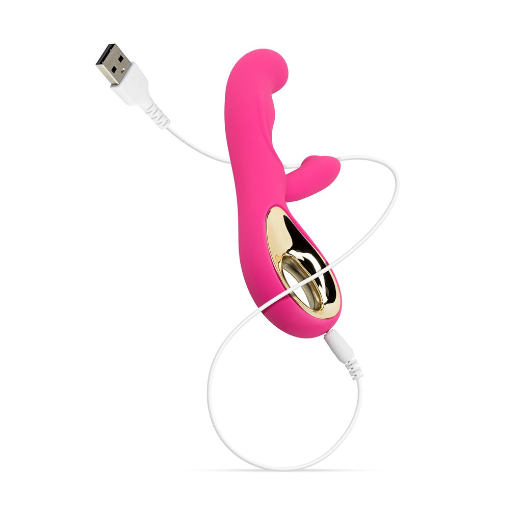 Tarzan - Vibrator mit Klitoris- und G-Punkt-Stimulation - Pink