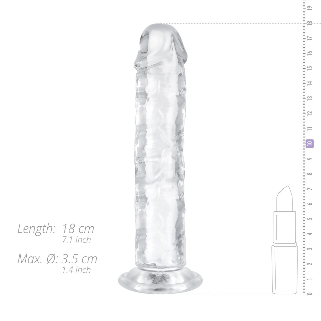Jelly Dildo ohne Hoden - 16 cm