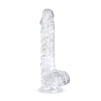 Jelly Dildo mit Hoden - 15 cm