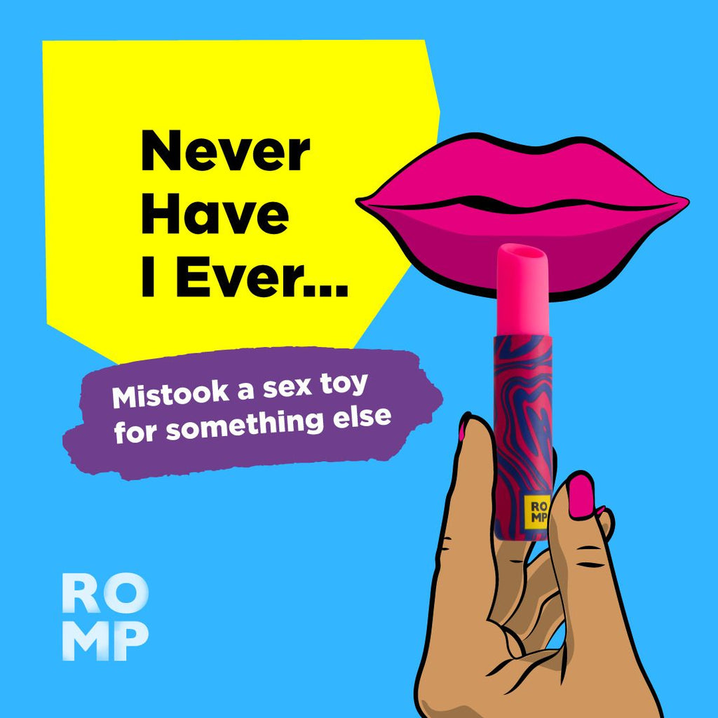 ROMP - Lipstick Klitoris-Stimulator mit Luftdrucktechnologie - Neon Pink