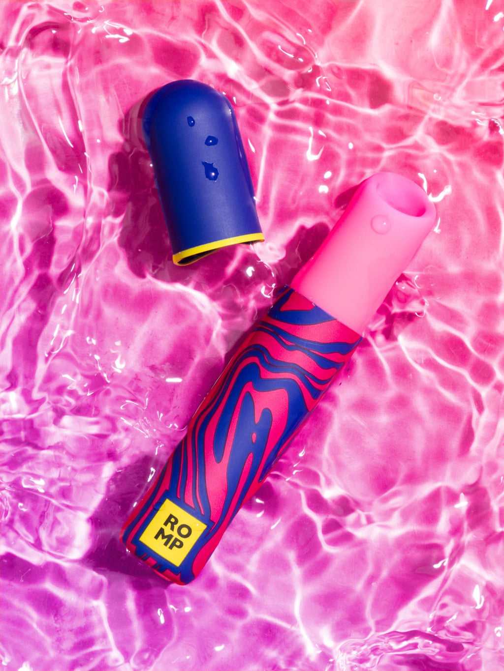 ROMP - Lipstick Klitoris-Stimulator mit Luftdrucktechnologie - Neon Pink