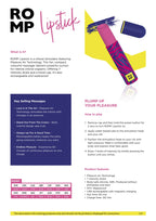 ROMP - Lipstick Klitoris-Stimulator mit Luftdrucktechnologie - Neon Pink