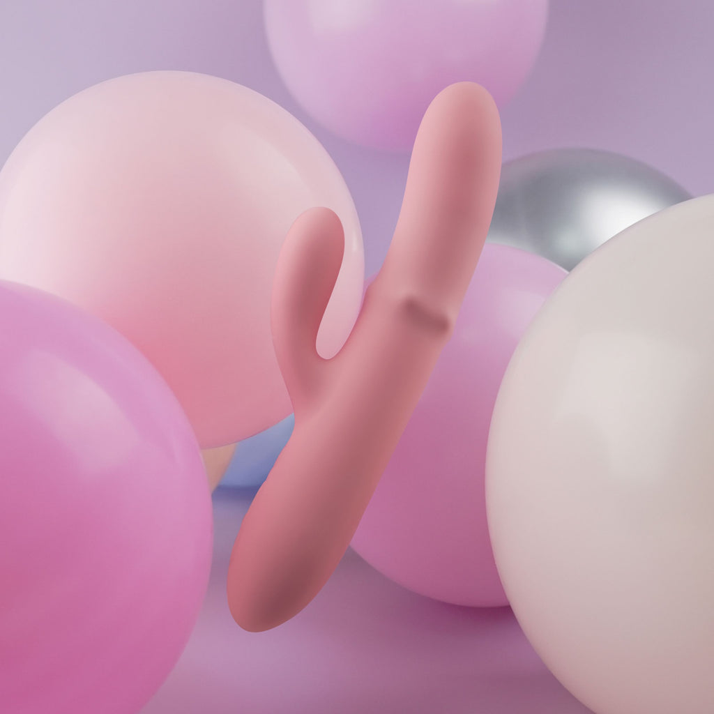 SVAKOM - Mora Neo Interaktiver Stoßvibrator mit App-Steuerung - Peach