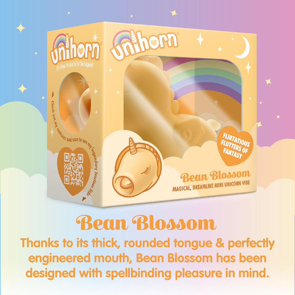 Unihorn - Bean Blossom Zungenvibrator - Klitoris-Stimulator mit dicker Zunge
