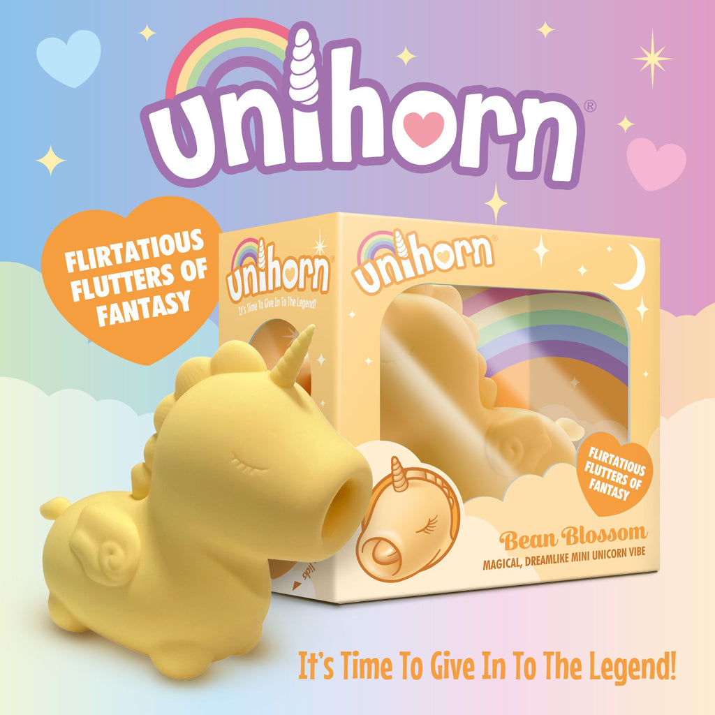 Unihorn - Bean Blossom Zungenvibrator - Klitoris-Stimulator mit dicker Zunge