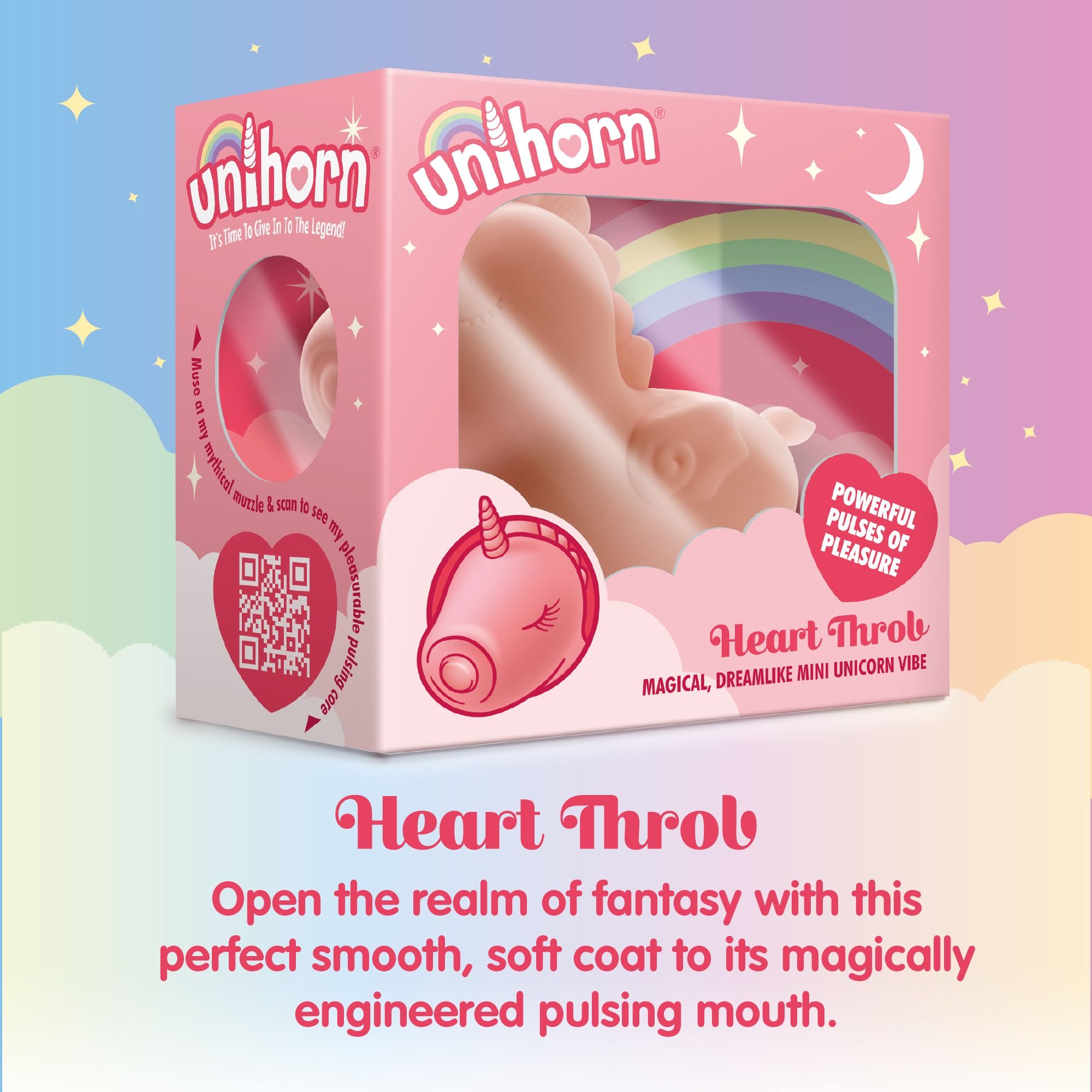 Unihorn - Bean Blossom Zungenvibrator - Klitoris-Stimulator mit dicker Zunge